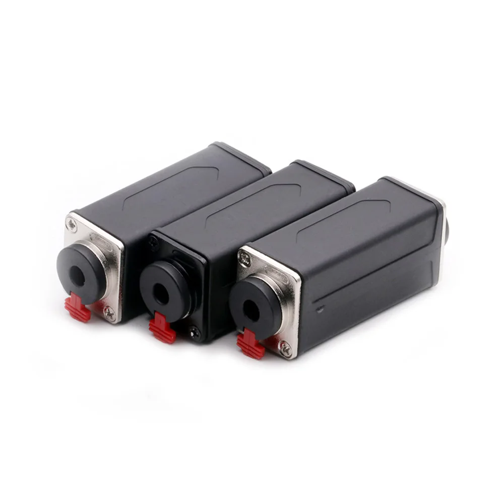 1pc 3Pins XLR/Jack 6.35mm Dual Function Panel Mount Adapter Speaker Extended Straight Adapter