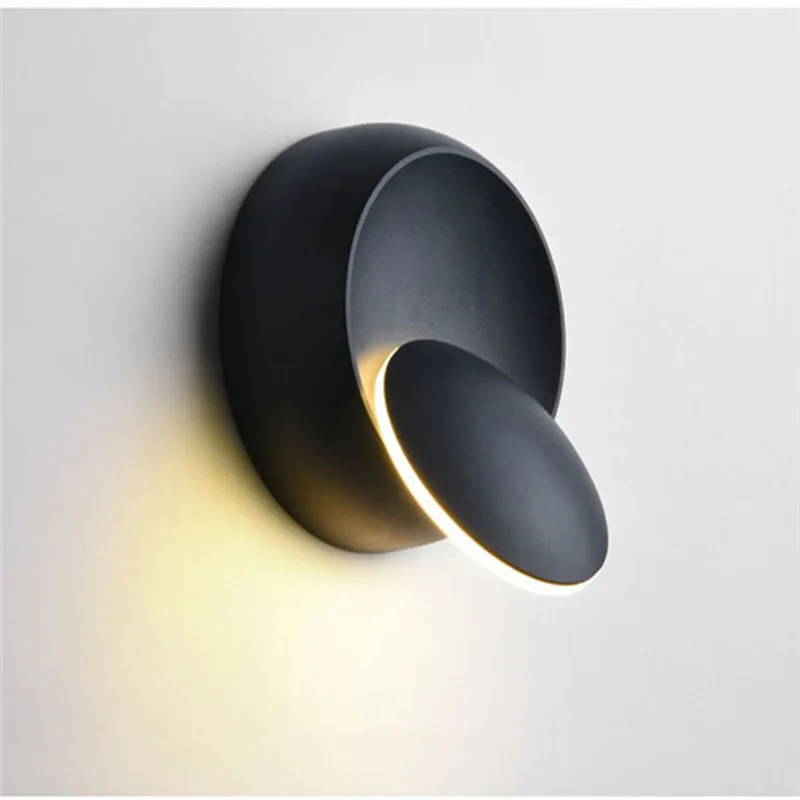 360 Degree Rotate Light Beam Adjustable Wall Lamp LED Wall Lights Aside Corridor Living Room Bedside Wall Light Fixture
