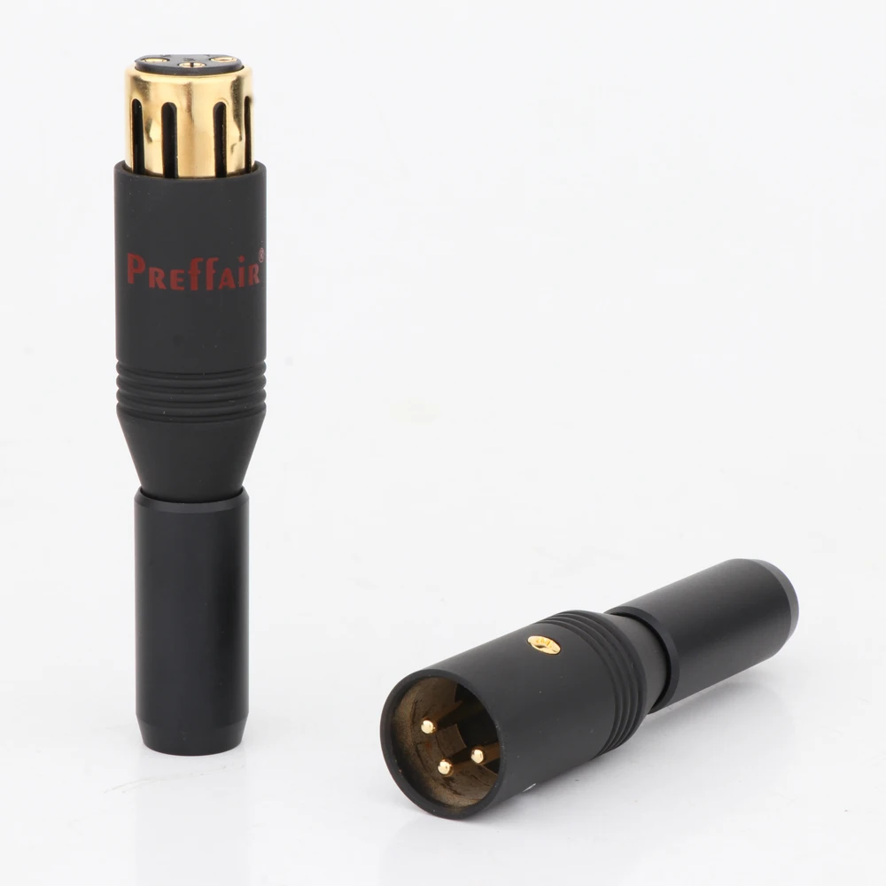 Preffair vergoldeter XLR-Stecker, 3-poliger Audio-Balance, XLR-Kabelmontage, symmetrischer Audio-Stecker, männlich oder weiblich – Detail 5