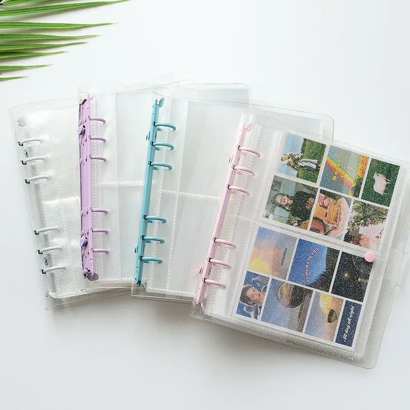 200 PP Pockets Colorful Binder Portable Photo Album Jelly Color Album for Mini Instax & Name Card 7s 8 25 50s Album de Photos