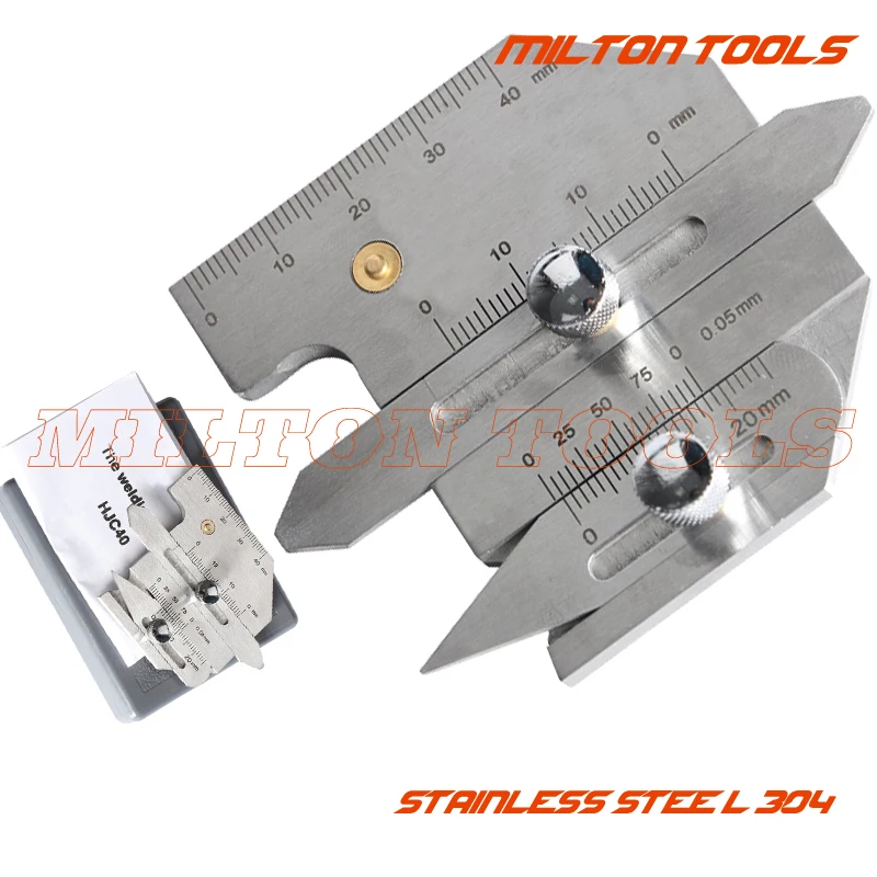 weld bead height gauge welding seam gap gage welding inspection ruler Metric weld inspection caliper Detect Boilers Bridges Pipe