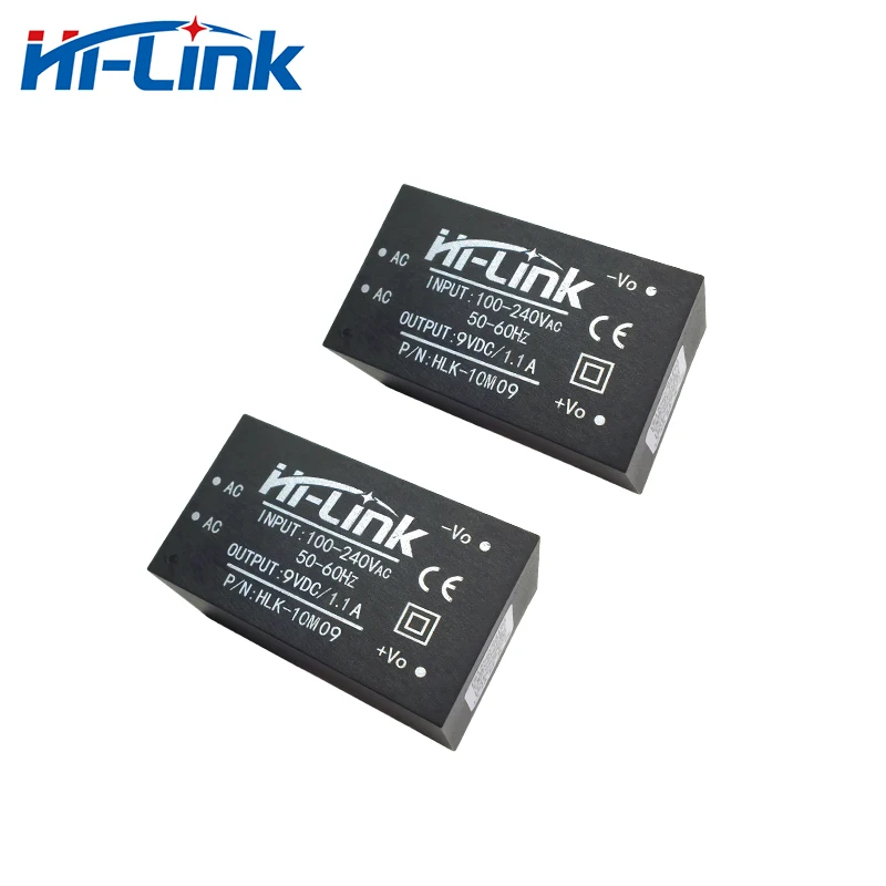 Free Ship 5pcs/lot 110V 220V-9V 1100mA HLK-10M09 Hi-Link intelligent power module supply