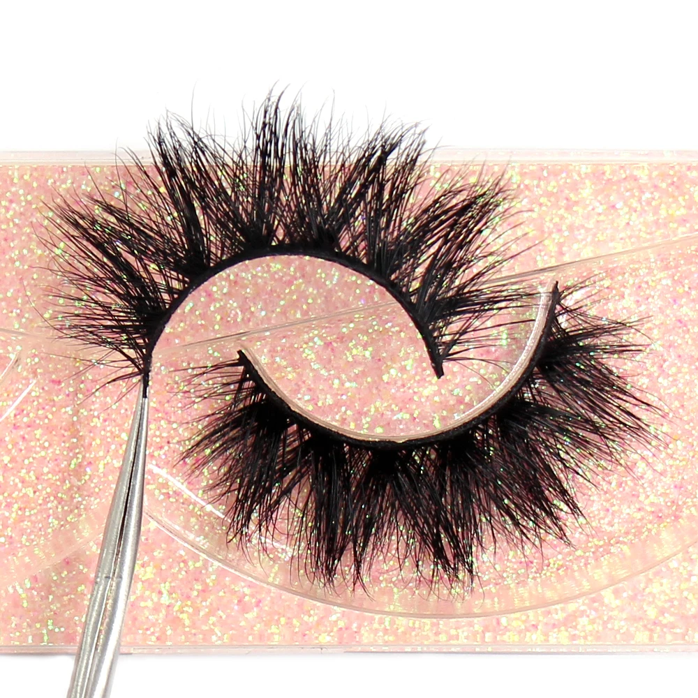 FOXESJI-3D Cílios Mink, Cílios Fofos, Volume Dramático, Grosso, Maquiagem de Cílios Falsos, Sem Crueldade, Feito à Mão