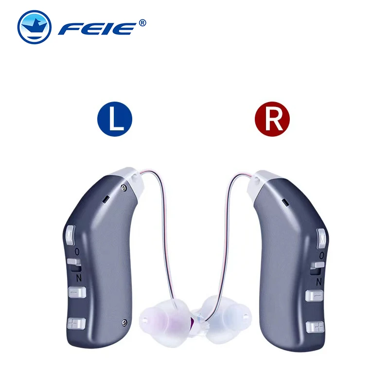 

G-28D Digital Hearing Aids Rechargeable Audifonos Sound Amplifier Professional Hearing Aid BTE Hearing Device for Deafness/Elder