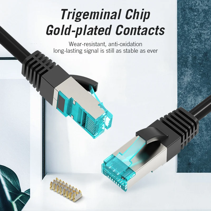 Vention Cat5E Ethernet Cable Cat5 E FTP Patch Cable RJ45 Networking Ethernet Cable for Computer Router Laptop Cable Ethernet