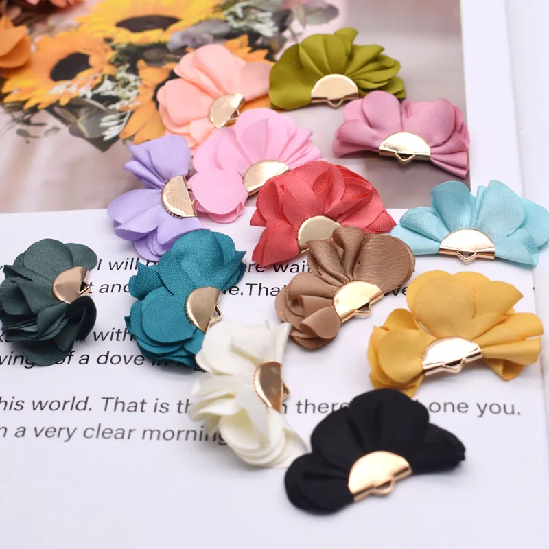 20*35mm Fabric Flower Tassel Pendants for Jewelry Making DIY Bracelet Earring charms Accessories Flower Jewelry decoration