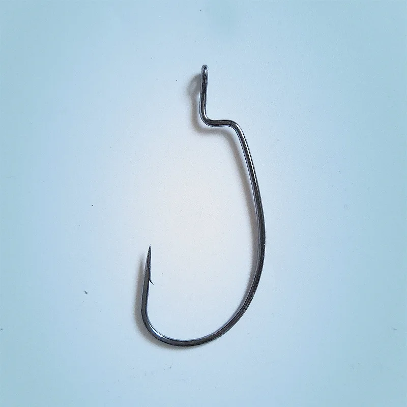 Wholesale by bulk 5bags/lot Fishing Hooks Wide Abdomen Crank Hook High Carbon Steel Perch Soft Bait FishHooks Pesca Angling