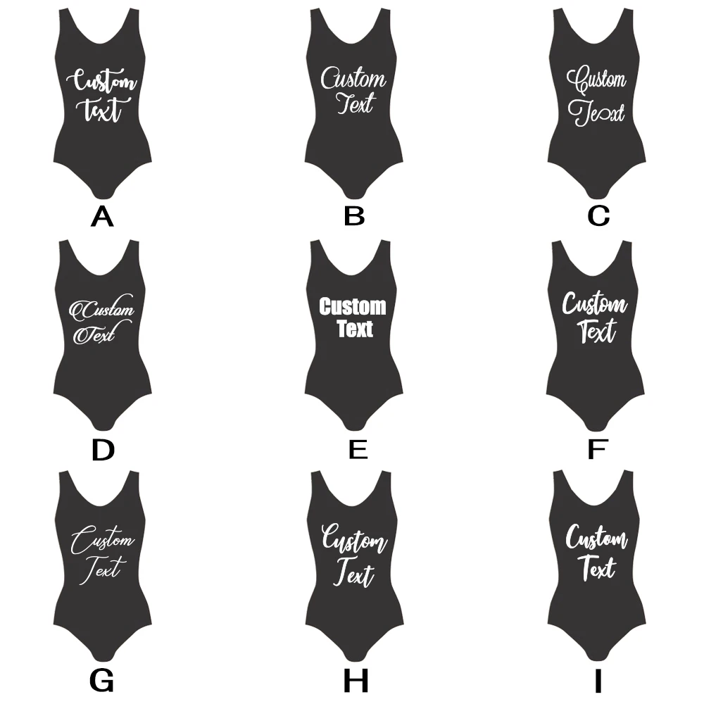 Personalized Custom Bachelorette Women Swimsuit One Piece Swimsuit Bride & Bride Squad Gift for Beach Bachelorette Wedding Party