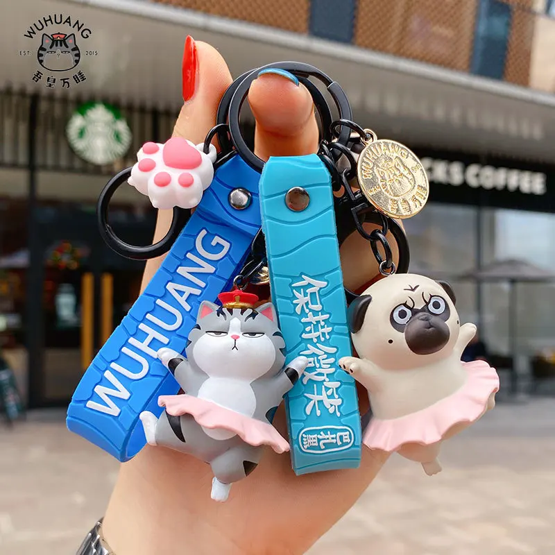 Genuine My Emperor Wanshou Keychain Female Cute Trendy Doll Bag Pendant Couple Accessories Creative Gift Wholesale