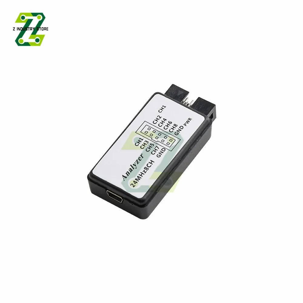 Imagem -04 - Analisador de Lógica Usb Portátil 24m 8ch Canais Depurar Ferramenta de Medição Upload de Dados