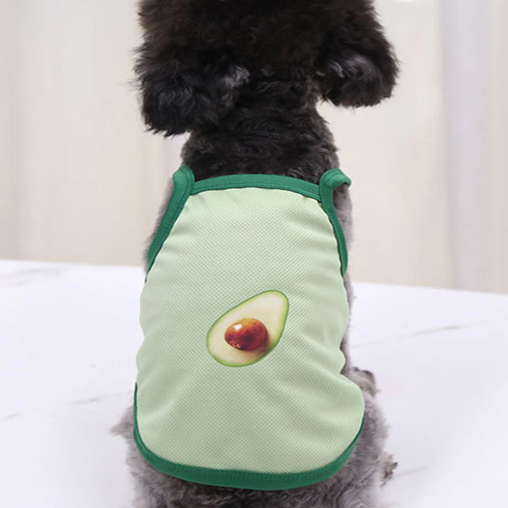 

Miflame Funny Dog Vests Mesh Dog T-shirt For Dog Clothes Small Dog Sleeveless Schnauzer Chihuahua Vests Lovely Pet Shirts Casual