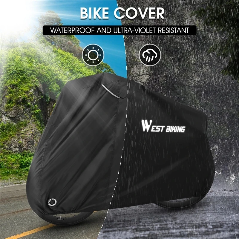 Bicycle Cover Waterproof Rain Dust Proof Bike Cover Protective Dust Gear Scooter Bike Motorcycle Cover Cycling Dustproof Cover