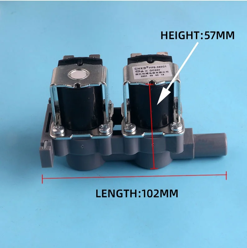 Соленоидный клапан CNKB 360C1, два в одном, 24 В, соединяемый клапан для водяного распылителя, быстрое сопротивление высоким температурам