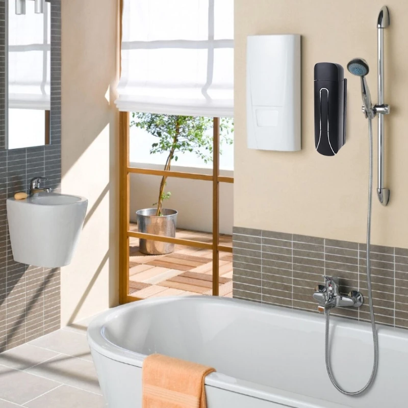 มือกดสบู่Liquid Dispenser Wall Mountเจลขวดแชมพูสำหรับอาบน้ำ