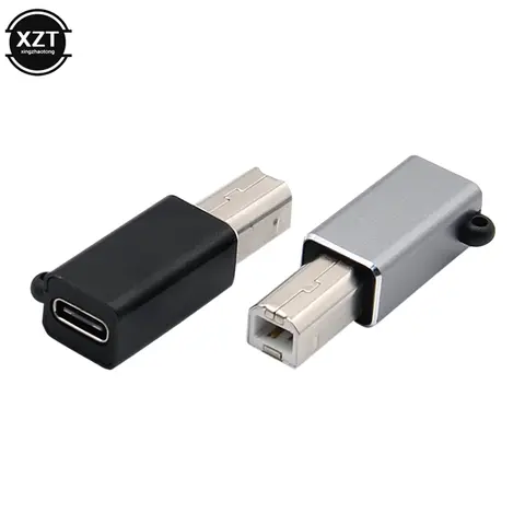 For Printer MIDI Controller Piano Keyboard USB Type C Female to USB B Male Scanner Converter Male Adapter Connhection Convertor