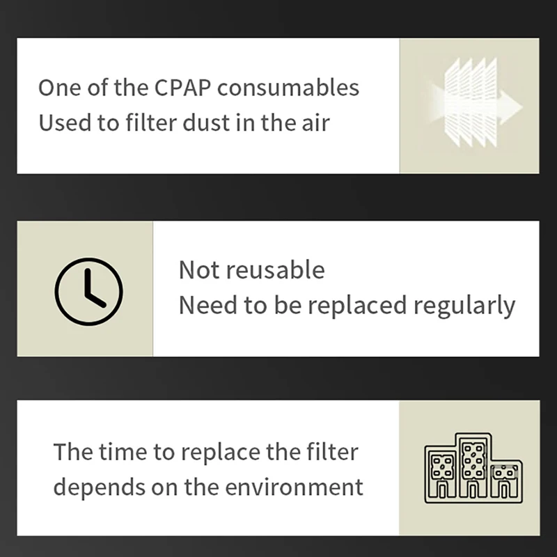 Air Filter For GII G2S CPAP APAP Machine Accessories Nasalmask High Quality Respiratory Cleaning For Sleeping Apnea Anti-Snoring
