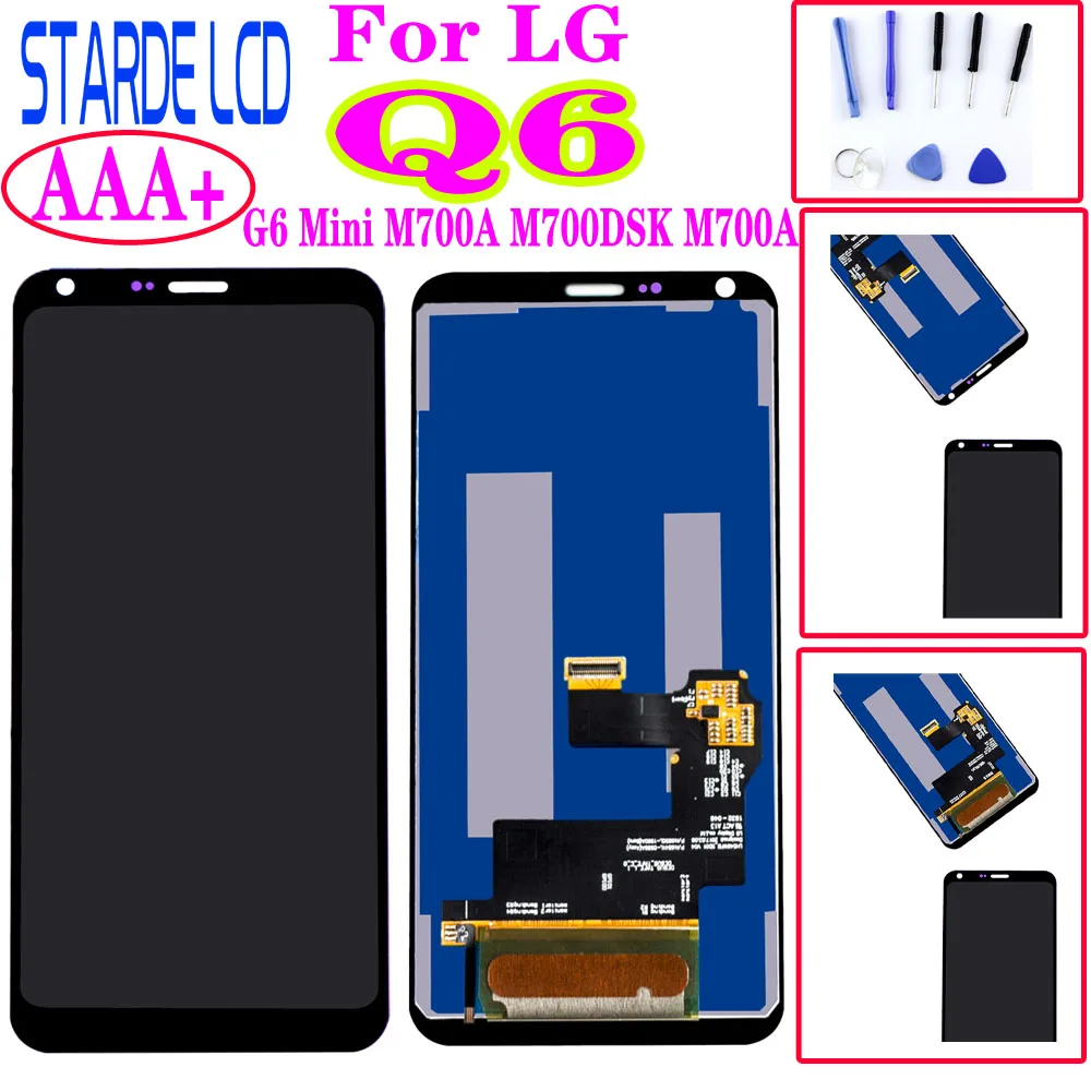 Original Display For LG Q6 LCD Touch Screen Digitizer with Frame LCD for LG G6 Mini Display Replacement M700A M700DSK M700A