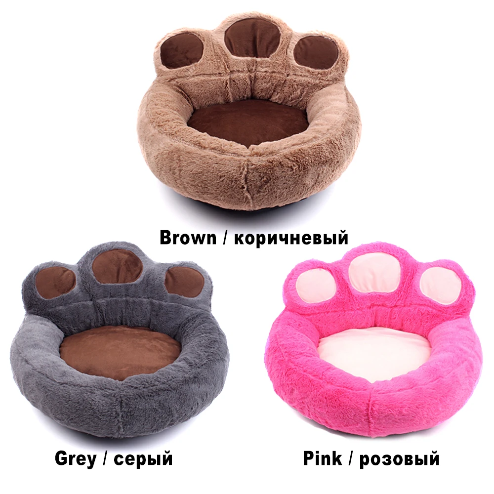 Warm Pet Cat Bed for Cats Basket Mat Winter Plush Beds Lounger for Cat Kitty Panier Pet Bed Products for Cats Cama Para Gato