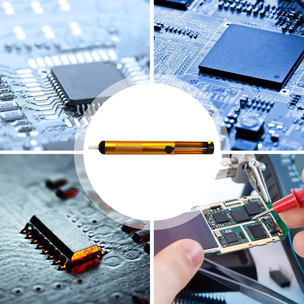 Desoldering ปั๊มดูด Soldering Sucker ปากกาสูญญากาศเครื่องมือกำจัด Desolder เหล็กมือเครื่องมือ