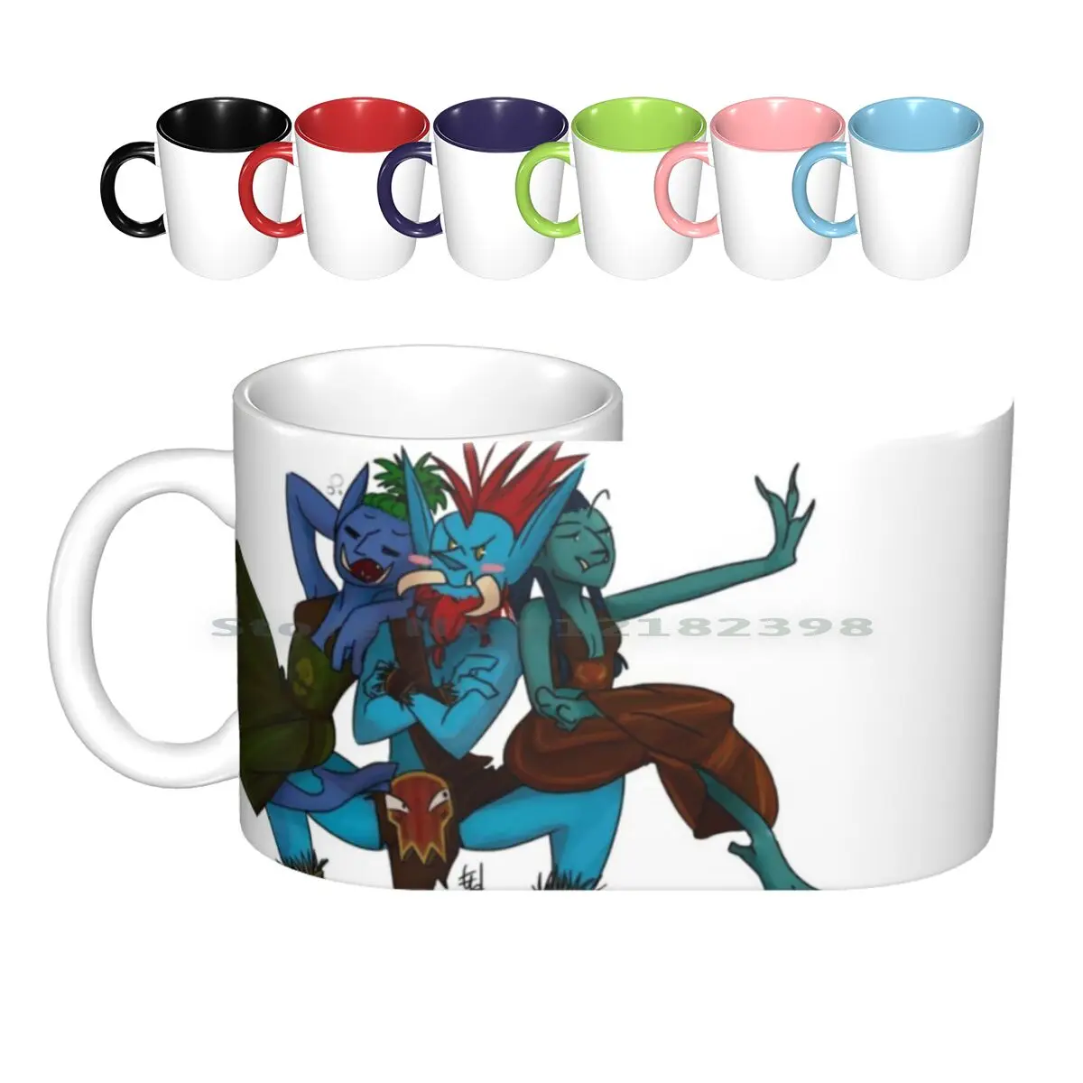 The Strongest Thighs Ceramic Mugs Coffee Cups Milk Tea Mug Voljin Zentabra Vanira Wow World Of Troll Darkspear Creative