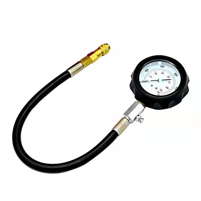 Diesel Engine Compression Cylinder Pressure Tester Gauge Set Auto Repair Tool Kits