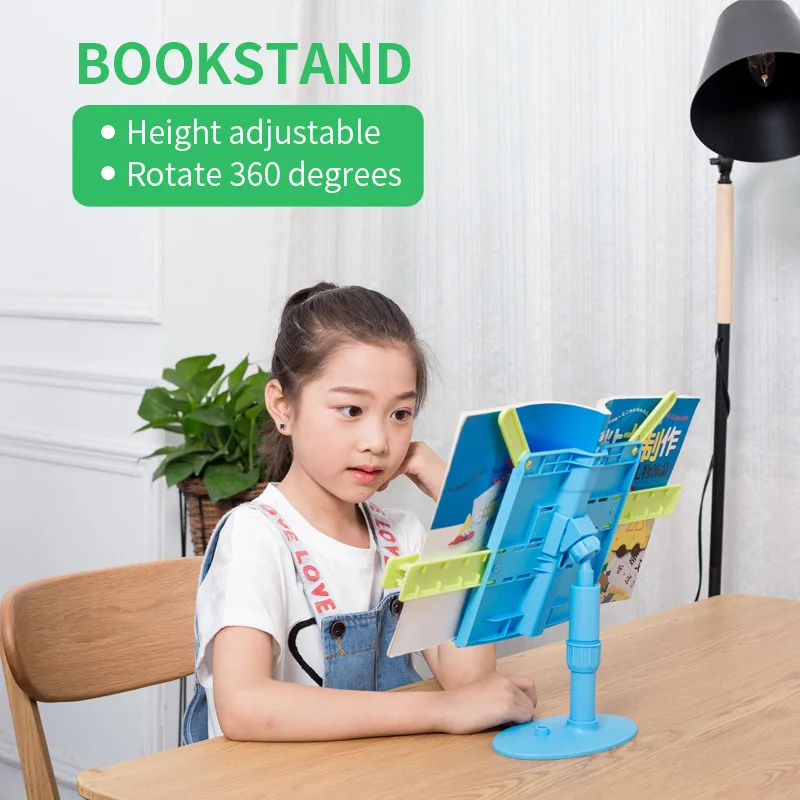 New Book Stand Holder Portable Foldable Bookend Bookstand Reading Support For Student Children Writing Bracket Office Antimyopia