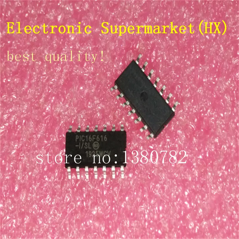 

Free Shipping 10pcs-50pcs PIC16F616-I/SL PIC16F616 PIC16F616-ISL SOP-14 New original IC In stock!