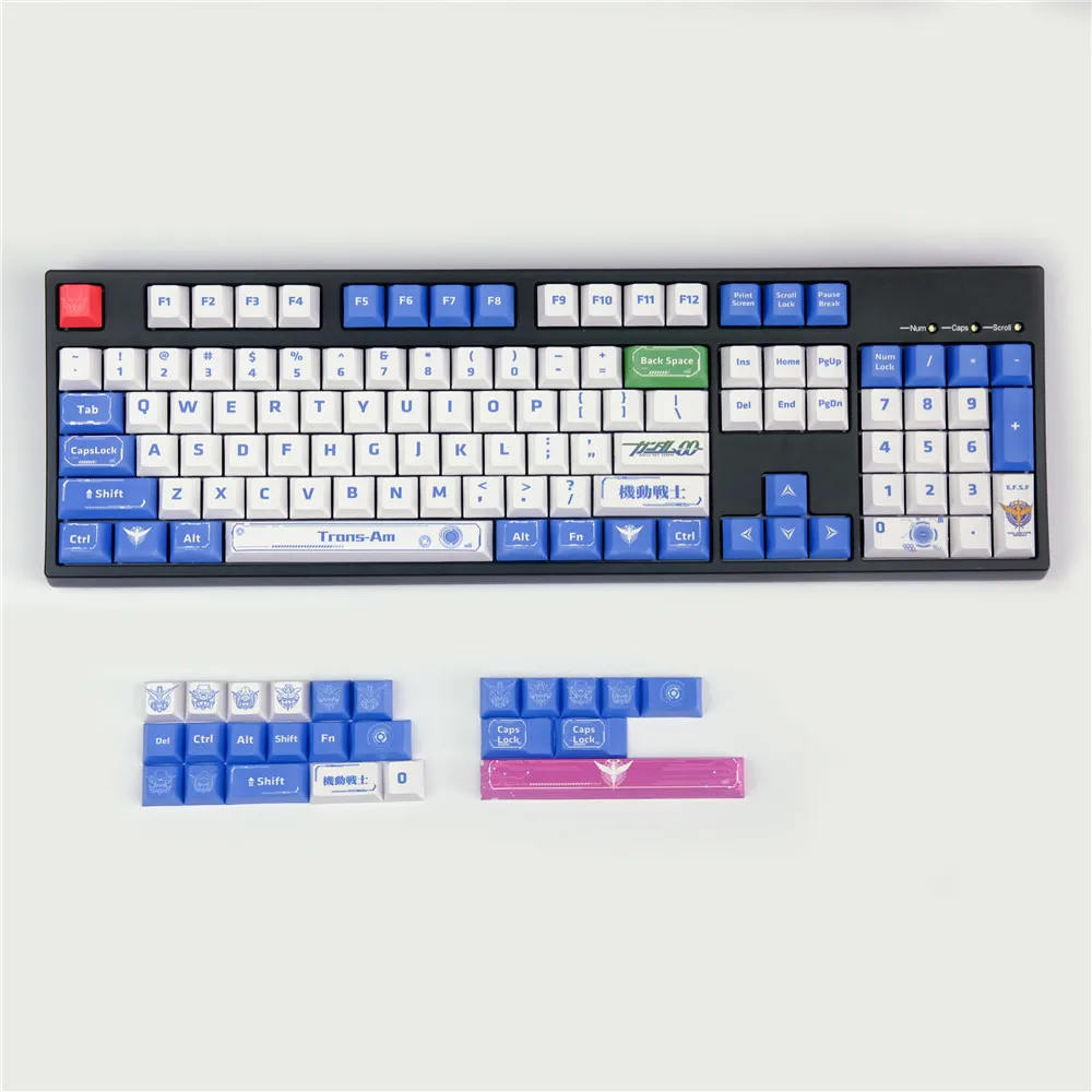 

Solider Keycaps Cherry Profile PBT DYE Sub Keycap 2U 1.75U 1.5U Shift For 60 61 64 68 87 96 104 108 Mechanical Keyboard