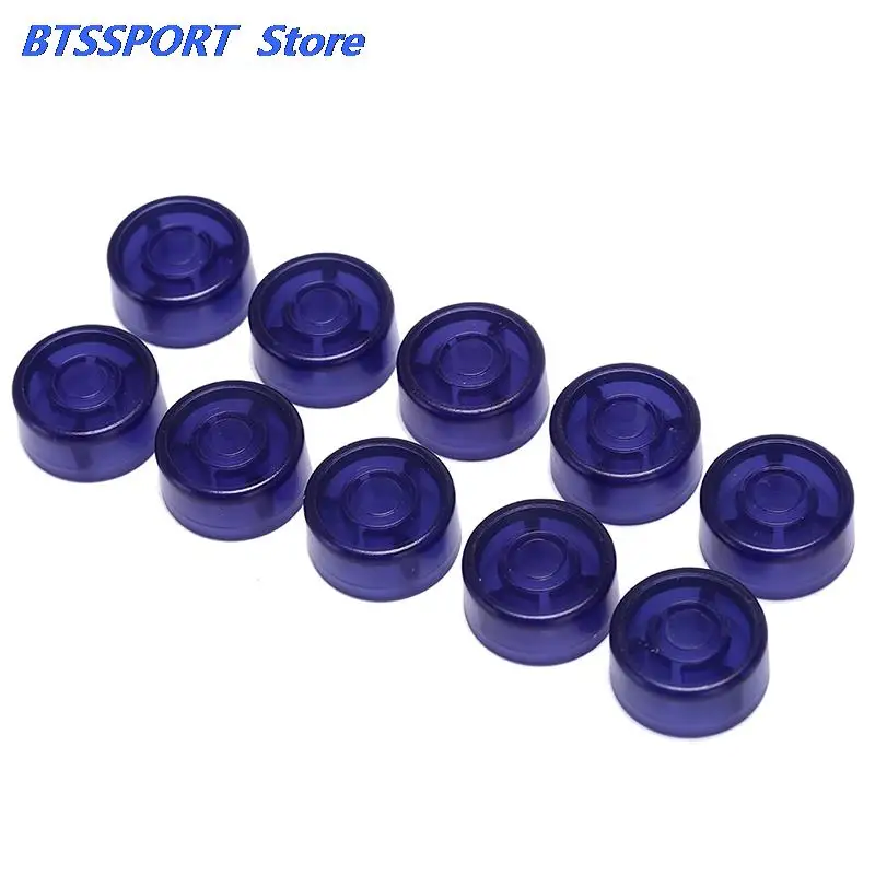 10Pcs/pack Electric Guitar Effect Pedal Foot Nail Cap Amplifiers Candy Color Foot Switch Toppers Knob Accessories