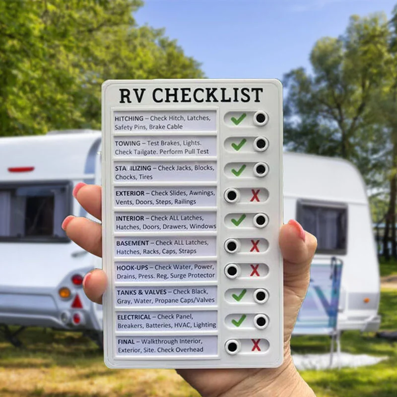 New Portable Memo RV Checklist Elder Care Checklist Removable Reusable My Chores Reusable Checklist Note Board For Home Travel