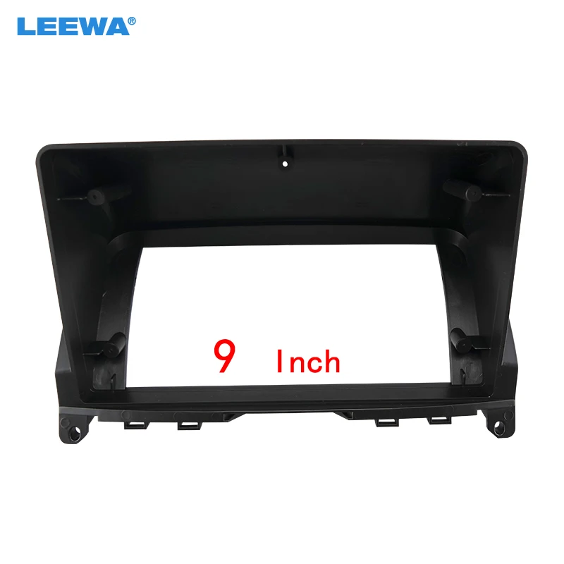 

Автомобильная аудиопанель LEEWA 2Din, рамка Fascia Для Mercedes-Benz C-Class W204, большой экран 9 дюймов, радио, стереопанель, детская панель