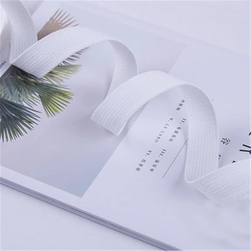 

New 25mm Canvas Webbing 5meter White Canvas Ribbon Belt Bag Webbing/Lable Ribbon/Bias Binding Tape Diy Craft Projects