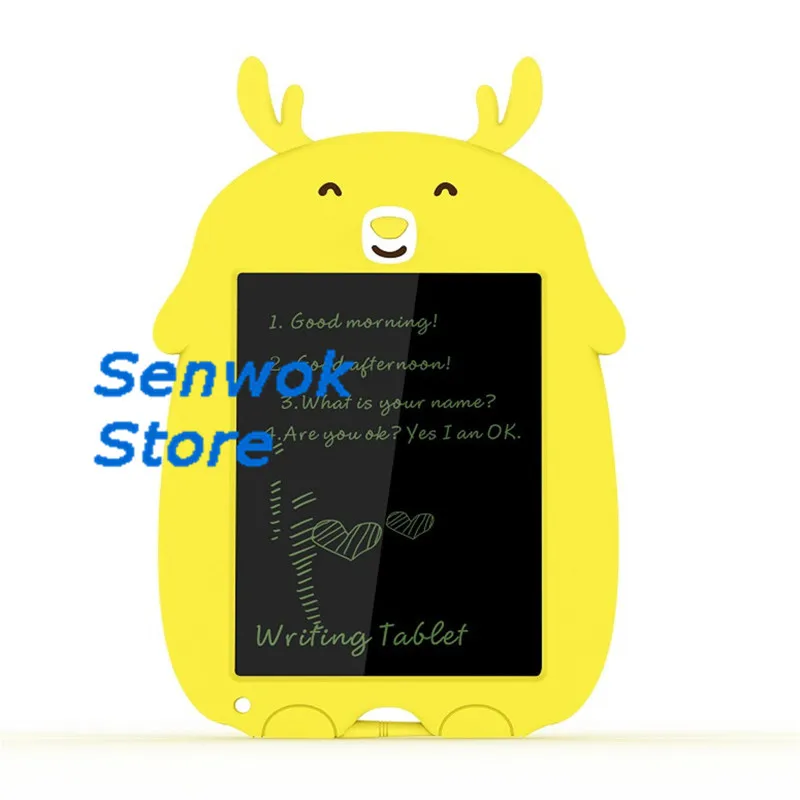 Senwok New LCD Writing Tablet Cartoon Kids paperless 8.5" eWriter paperless Handwriting Pads Portable Tablet Board ePaper