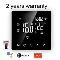 Controlador de temperatura Wifi, termostato, caldera de Gas, Alexa, Tuya, Smart Life, Opentherm