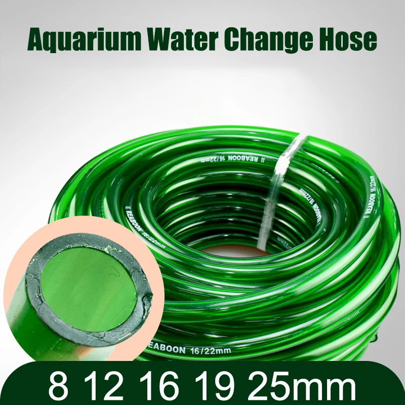 8-19mm Fish Tank Pipe Aquarium Green Hose for Water Pump Filter Accessories Tube Aquarium Cleaning Tool Garden Irrigation Hose