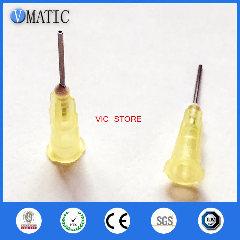 Free Shipping 20G Quality Dispensing Machine Syringe Needle Metal Pinhead Glue Dispensing Needle Dispenser Needle Tip 1/2 Inch