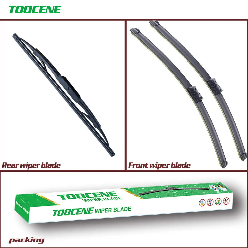 

Front and Rear Wiper Blades For Seat Ibiza 2006-2008 car Windshield Windscreen wiper Window 21"+19"+13"