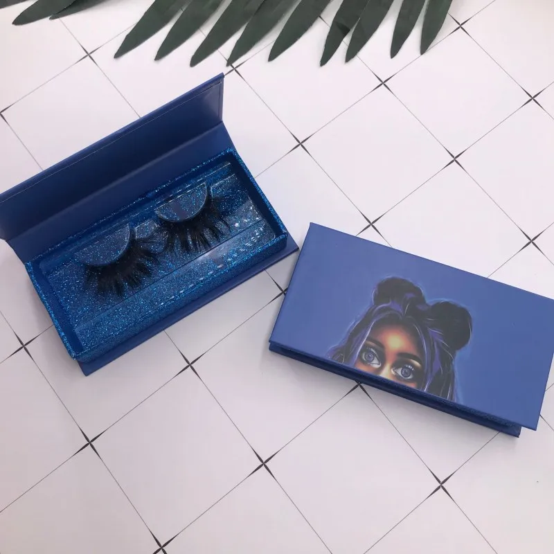 Nowe magnetyczne pudełko na rzęsy dostosowane do indywidualnych potrzeb z logo Beauty Eyelash Display odpowiednie do rzęs z norek 3D