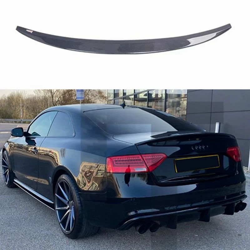 

S style carbon fiber rear wing For Audi A5 4 / 2 doors 2009- 2016 Wing lip spoiler auto par