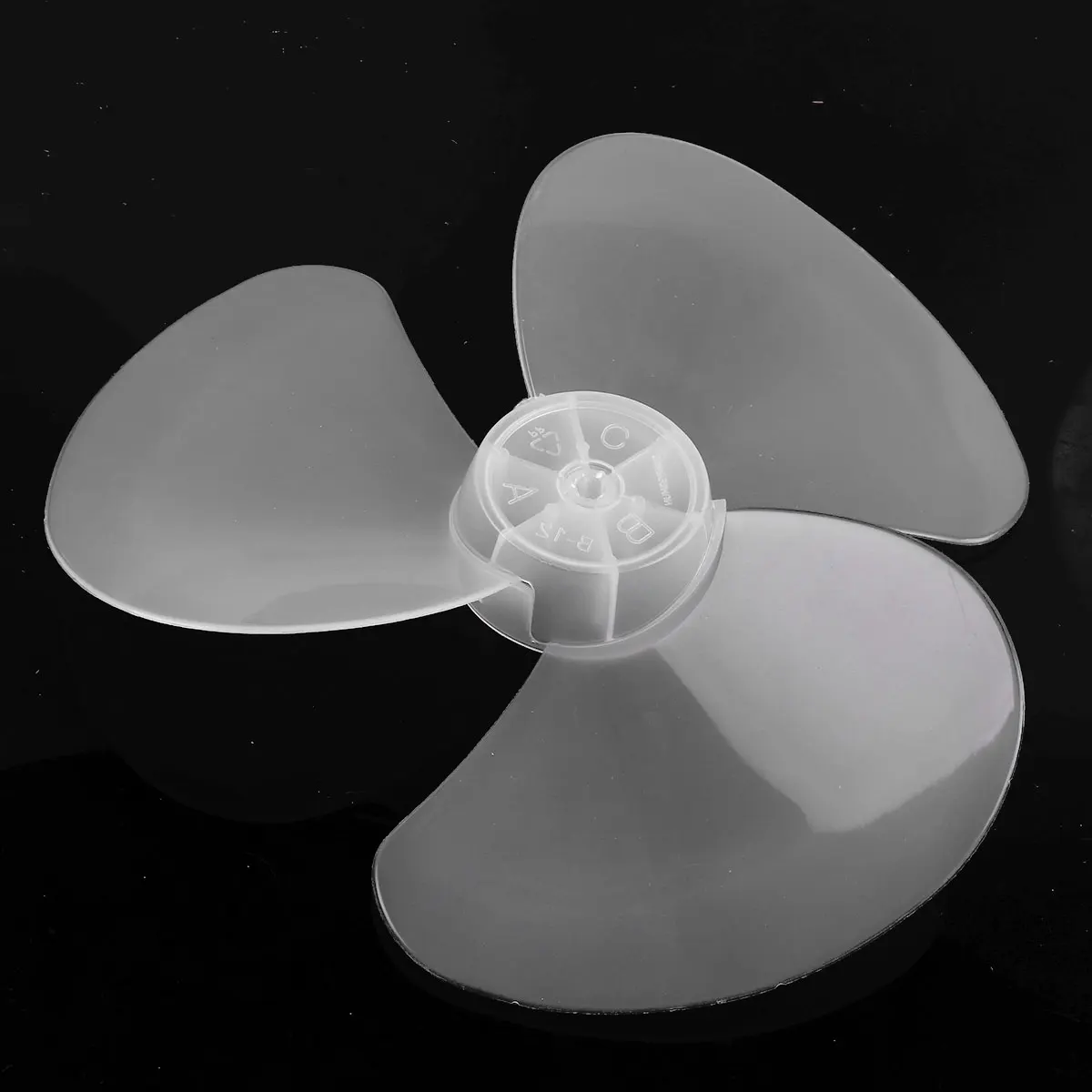 12 Inch 3 Leaves Fan Blades Household Plastic Fan Blade Three Leaves for Standing Pedestal Fan Table Fanner General Accessories