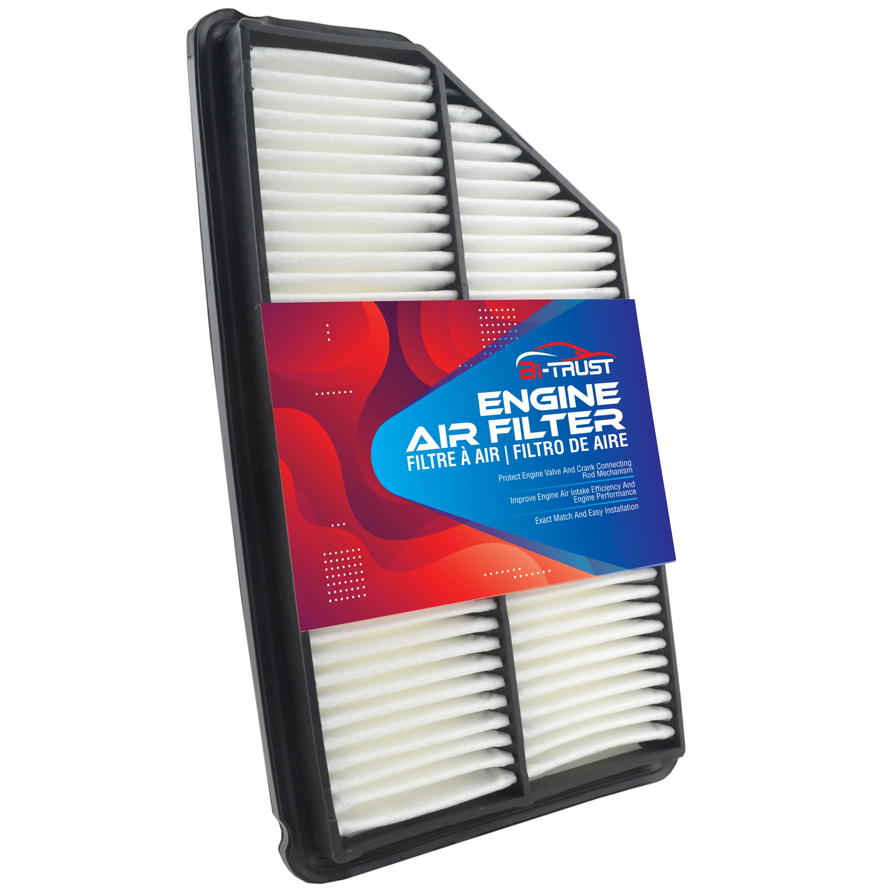 Bi-Trust Engine Air Filter for 2003-2008 Honda Pilot 3.5L 2001-2006 Acura MDX 3.5L 17220-PGK-A00