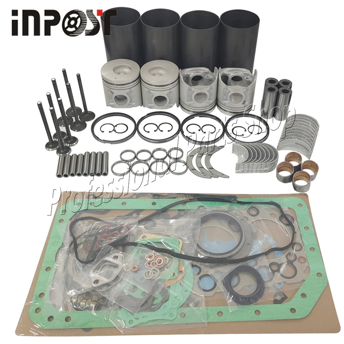 Rebuild Kit For Mitsubishi 4D32T 4D32 Engine Fuso Canter FE FG Trucks Excavator