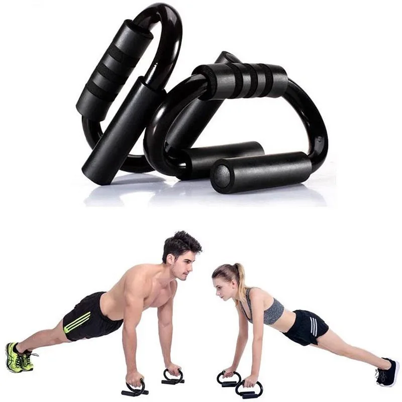 

1pair I-shaped Push-up Rack Fitness Equipment Hand Sponge Grip Bars Muscle Training Push Up Bar Chest Home Gym Body Building