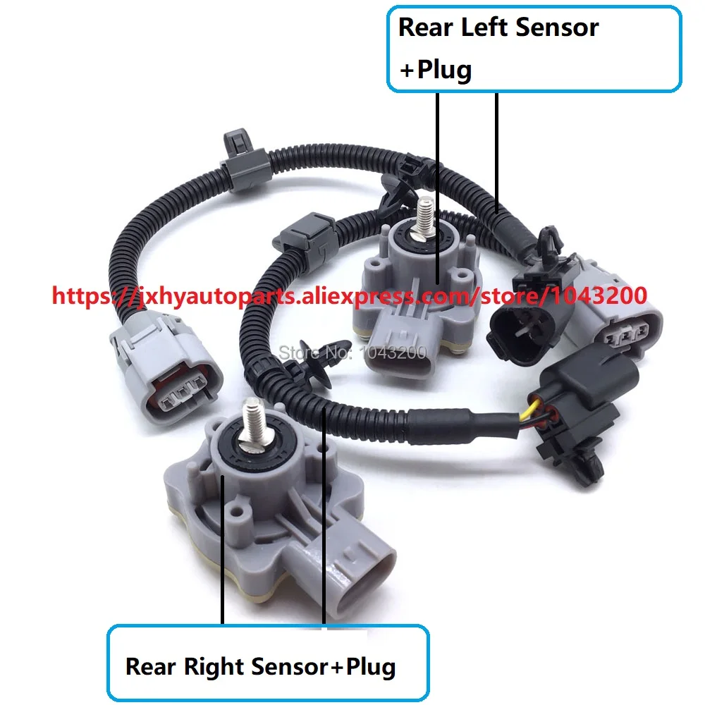 Surspension Height Control Sensor Link Plug Cable Rear Left & Right For Toyota Land Cruiser Lexus GX470 89408-60011 89407-60022