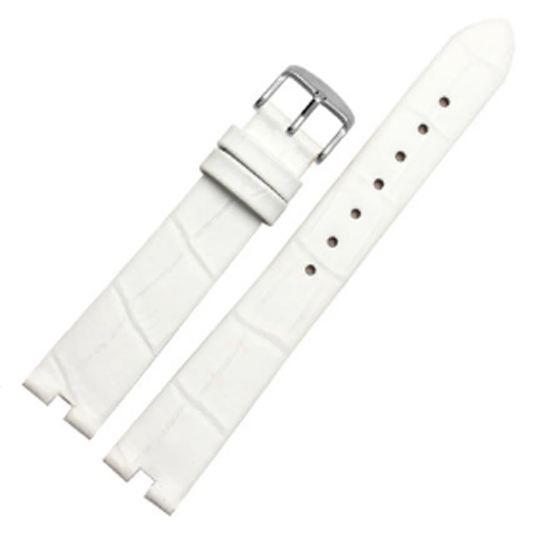 16mm x 4mm Elegant Women Leather Watch Strap Band Deployment Clasp For Omega Seamaster De Ville Buckle