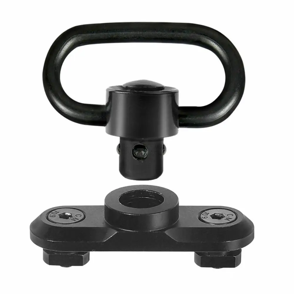 

tactical gun ar15 accessories M4 Universal 1.37 inch M-LOK system sling mount with Push Button QD Sling Swivel for handguard