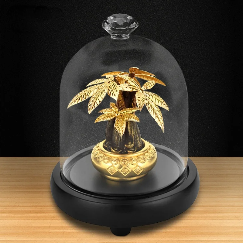 

Gold Foil Pachira Macrocarpa Money Tree Ornaments Lucky Tree Home Wine Cabinet Decoration Crafts Living Room Furnishings Gifts