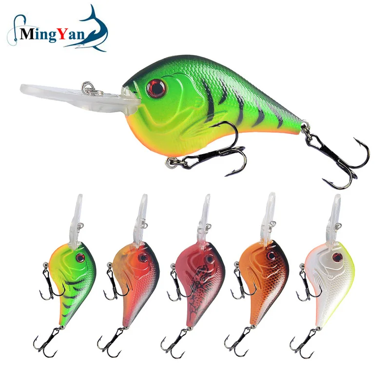 1 sztuk 10g 9cm przynęty wędkarskie crankbait realistyczne twarde przynęty Crankbaits zestaw haczyków wędkarskiego 3D oczy Peche Wobblers