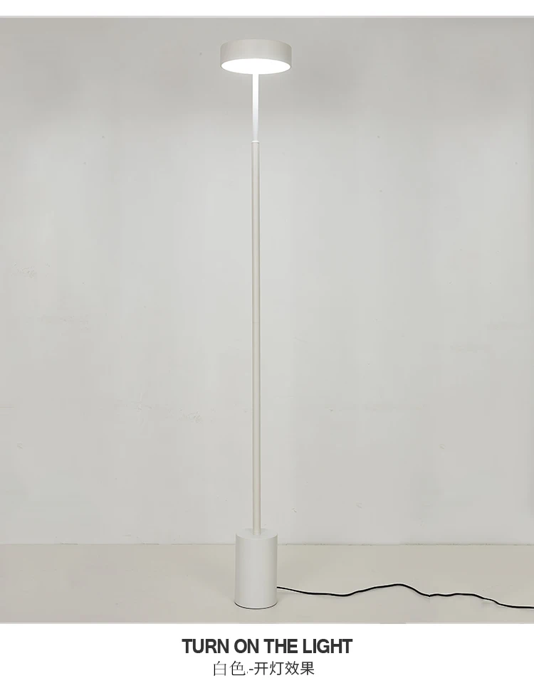 LED-Designer-Stehlampe Indoor minimalist ische hohe LED-Stehlampe für Wohnzimmer Schlafzimmer nordische Dekoration zu Hause Boden Lese lampe – Detail 11