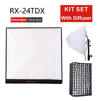 Falcon Eye 150W Film Video Photo Light Portable LED Photo Light Braodcast Flexible LED Photo Light RX-24TDX